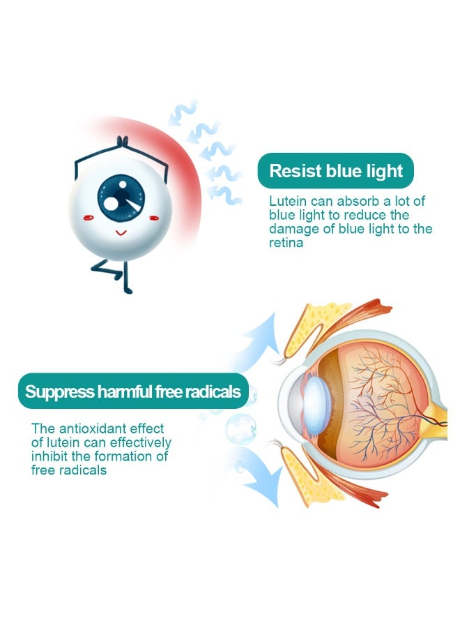 SumiFun Lutein Eye Patches: Targeted Relief of Eye Strain, Reduces Redness, and Provides Long-Lasting Hydration (20 Patches) - Image 4